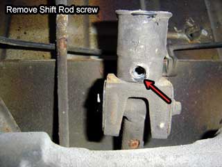 shift rod screw
