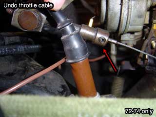throttle cable carb